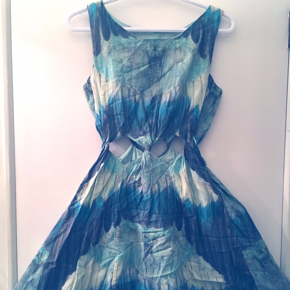 Samantha Pleet x Free People Cut out Twist Dress